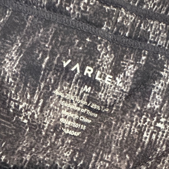 Varley Black Patterned Activewear Set - Picture 3 of 4